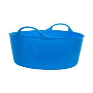 Red  Gorilla - Gorilla Tubs & Recycled Black Tubs - Small Shallow 15L- Blue
