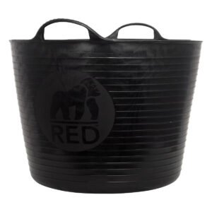 Red  Gorilla -  Tubs & Recycled Black Tubs - Large 38L Black