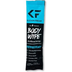 Klean Freak - Body Wipes - Single Sachet - Peppermint