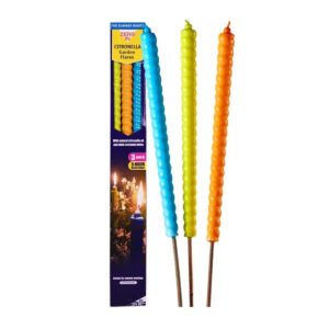 STV Citronella Garden Flares - Beach Party - 3-Pack