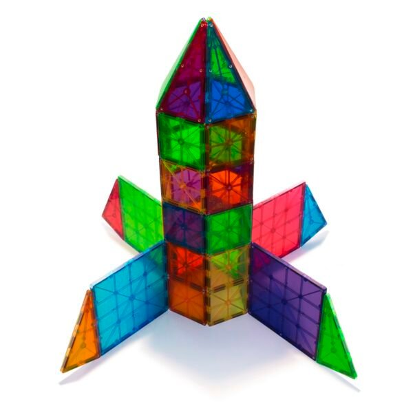 # 04300 Magna-Tiles Clear Colors Rocket