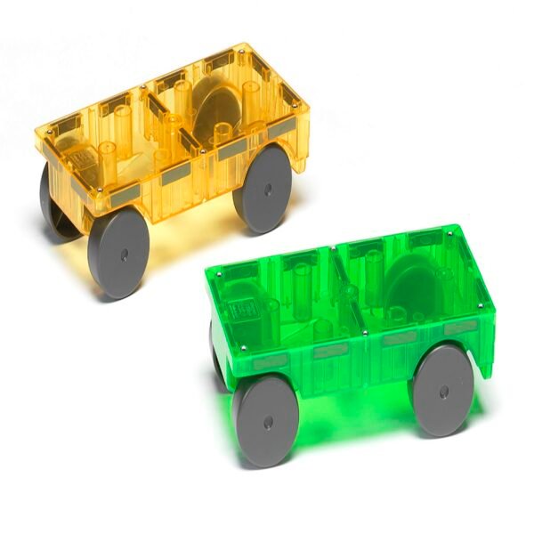 16022 Magna-Tiles Cars 2 Piece Expansion Set 2