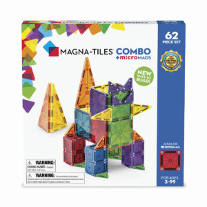 MAGNA-TILES? microMAGS Combo 62 Piece Set