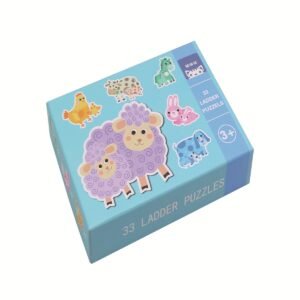33 Pcs. Ladder Puzzles - Farm