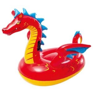 Intex - Mystical Dragon Ride-On Inflatable Pool Float - Red