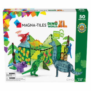 MAGNA-TILES? Dino World XL 50 Piece Set