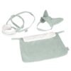 astrupgroup 84225 BLANKET AND BONNET DUSTY GREEN 0.00 by ASTRUP