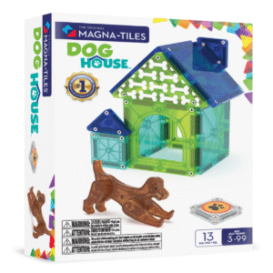 MAGNA-TILES? Dog House 13-Piece Magnetic Construction Set