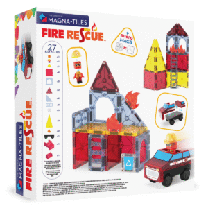 MAGNA-TILES? Fire Rescue 27-Piece Magnetic Construction Set