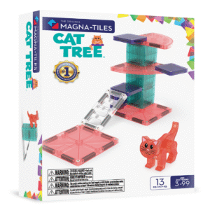 MAGNA-TILES? Cat Tree 13-Piece Magnetic Construction Set