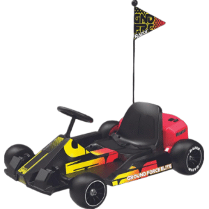 Razor - Ground Force Elite Go Cart - Black/Red