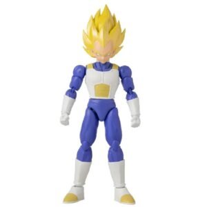Bandai - Dragon Ball Stars Super Saiyan Vegeta Action Figure With Interchangeable Hands - 16.51 cm