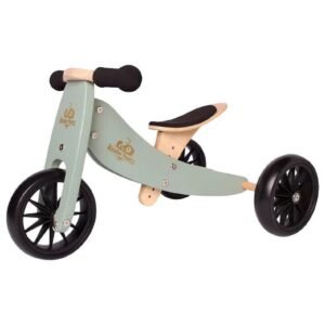 Kinderfeets - 2-in-1 Tiny Tot Tricycle & Balance Bike - Sage