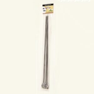 Paradiso Skewers By 10pcs 40cm In Chromed Steel-460101