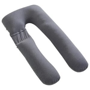Moon - U Shaped Maternity Pillow With Back Support - Grey