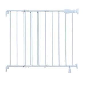 Summer Infant, Top Of Stairs Simple To Secure Metal Gate - White