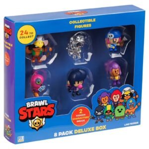 Brawl Stars - Figures Deluxe Box With 2 Hidden Characters - 8pcs