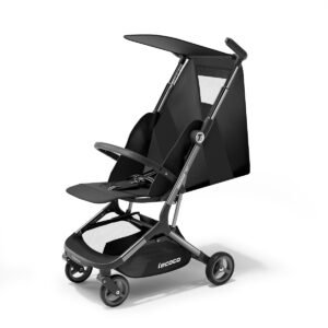 Lecoco Treklite-T2 Max-F Lightweight Baby Stroller | 3-Second Fold, Adjustable Handle, 5-Point Safety Harness | 6M+ to 3Y | Compact Travel Stroller