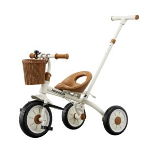Lecoco Walker-S2 2-in-1 Tricycle & Stroller with Push Rod | Adjustable Seat, EVA Wheels ? For Kids 18M+ to 5Y
