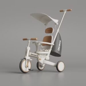 Lecoco Walker-S3 Max 4-in-1 Kids Tricycle | Stroller, Balance Bike & Ride-On | Lightweight Aluminum Frame | 18M?5Y