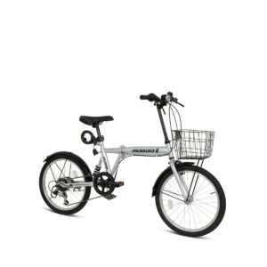 Mogoo - Icon Folding City Bike - 20-inch - Silver