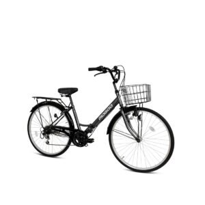 Mogoo - Fusion Folding City Bike - Grey - 24-Inch