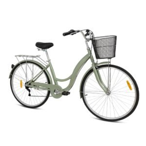 Brooklyn 26" 6 Speed City Bike - Green