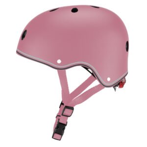 GLOBBER KIDS HELMET LIGHTS XS/S (48-53cm) - DEEP PASTEL PINK