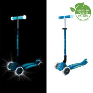 GLOBBER ELITE GLOW LIGHTS  SCOOTER - PATROL BLUE