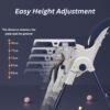Easy Height Adjustment – 15