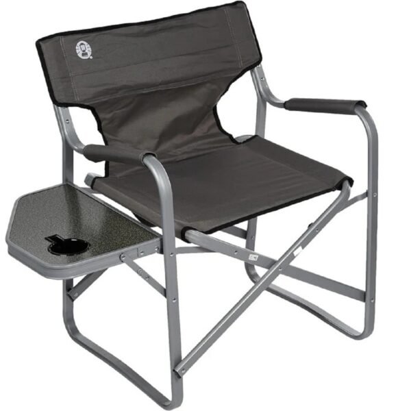 Coleman Chair Deck with Table Aluminium.1
