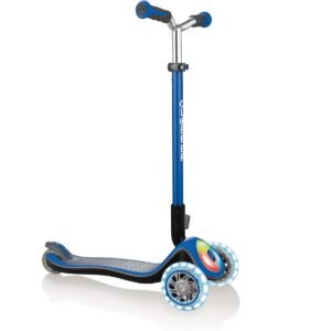 GLOBBER ELITE PRIME LIGHTS SCOOTER - NAVY BLUE