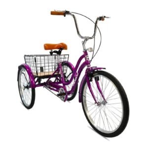 Mogoo - Hauler Single Speed Tricycle - Purple - 24-Inch