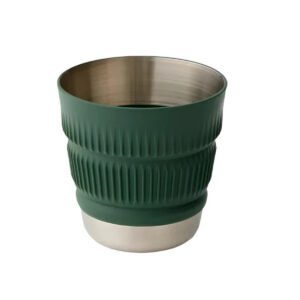 S2S Detour Stainless Steel Collapsible Mug Laurel Wreath Green