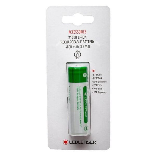 Ledlenser 4800 mAh 21700 Lithium ion Rechargeable Battery