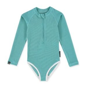 Beach & Bandits - Ribbed Swimsuit - Coastal