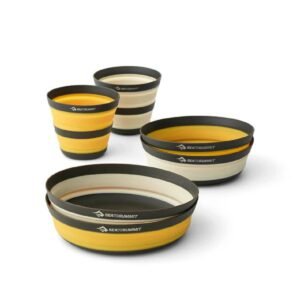 S2S Frontier UL Collapsible Dinnerware Set [6 Piece] 2 L Bowls, M Bowls and Cups Multi