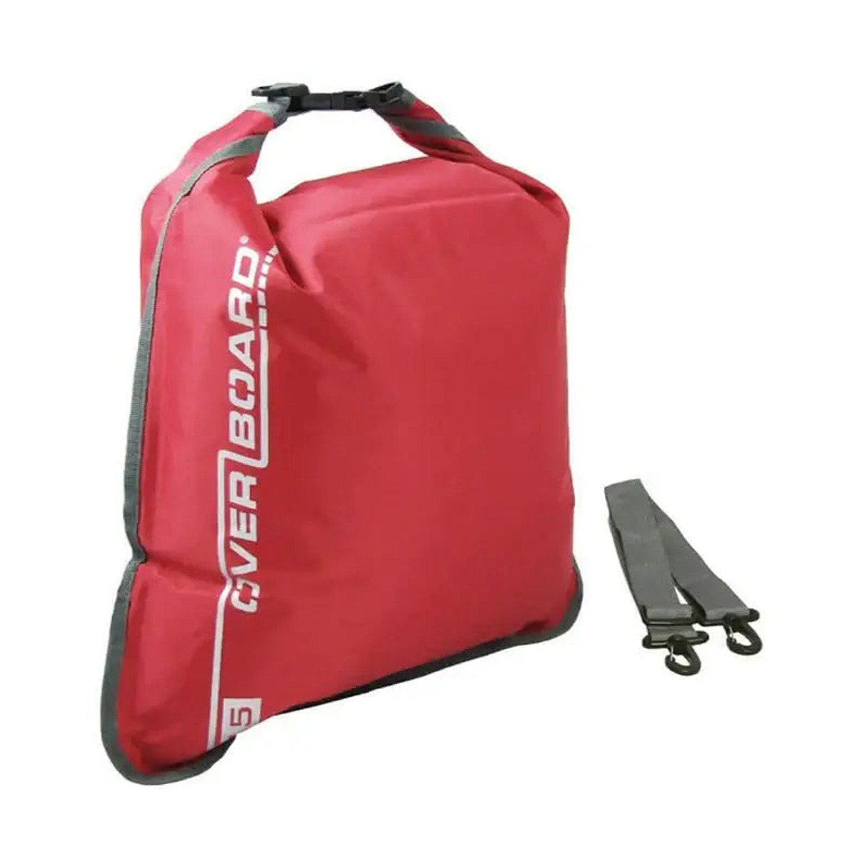 ob1004r overboard waterproof dry flat 15 litres red