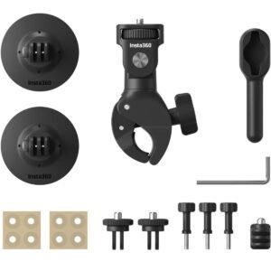 Insta360 Motorcycle Kit| Complete Accessory Kit for Motorcycling Activity, Universal Powerful Claw and Adhesive Mount, Works w/ Insta360 X4/X3, Ace Pro 2/Pro/Ace, GO 3S/3/2, One X2/X/RS/R - Kit