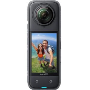 Insta360 X4 Stand Alone| Waterproof 8K 360 Action Camera, 4K Wide-Angle Video, Invisible Selfie Stick Effect, Removable Lens Guards, 135 Min Battery Life, AI Editing, Auto Stabilization - Black