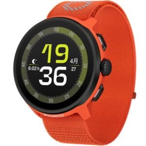 Suunto RUN Stainless Steel Watch| Lightweight 46mm HD AMOLED Screen, Digital Crown, 12 Days Battery Life, 4GB Offline Music & Control, Heart Rate, Steps/Sleep Tracking, GPS, 34 Sports Mode - Orange