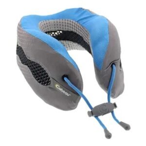 Cabeau - Memory Foam Evolution Travel Pillow - Glacier Turquoise Gray Faded