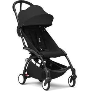 Stokke YOYO3 Black Frame & 6+ Black Bundle