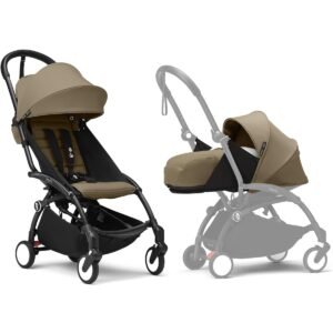 Stokke YOYO3 White Frame & 0+ & 6+ Tofee Bundle