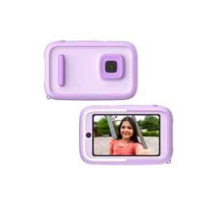 myFirst Camera 50| AI Assisted Kids Camera, 20MP Resolution w/ Advanced Shutter Control, Selfie-Light, Wifi Connectivity, Photo & Video Editing, Child-Safety, Privacy and Parental Control - Purple