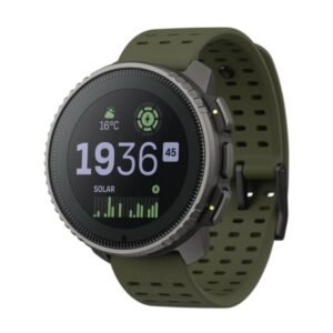 SUUNTO Vertical: Adventure GPS Watch, Large Screen, Offline Maps, Solar Charging - Titanium Solar Forest