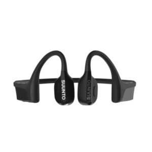 Suunto WING Open Ear Wirelss Headphones| LightWeight & Stable, With LED & Smart Head Movement Control, IP67 Water Resistant, Easy & Comfortable Wear, Made for Outdoor Adventures, Sports Wear - Black