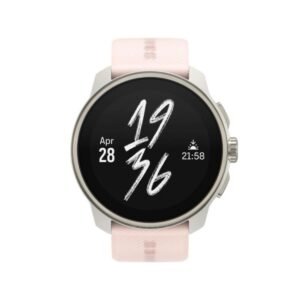 Suunto RACE S STAINLESS Performance Watch| 45mm HD AMOLED Screen, Digital Crown, HRV, Race, Train, Recover, Long Battery, Offline Maps, Dual-band GPS/GNSS, 95+ Sports Mode, Planner - Power Pink