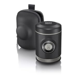 Wacaco PICOPRESSO - World's Most Compact Double Espresso Coffee Maker, Pro-level Handheld Espresso Machine, Ultra Portable & Lightweight, Holds 18g of coffee grinds / 80ml water