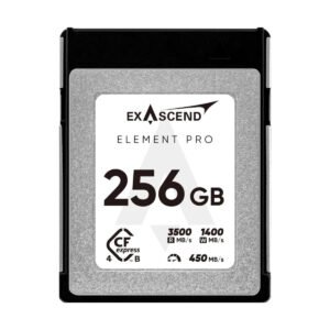 Exascend Element Pro CFexpress TypeB Card 256GB/ Read: 3500 MB/s, Write: 3100 MB/s